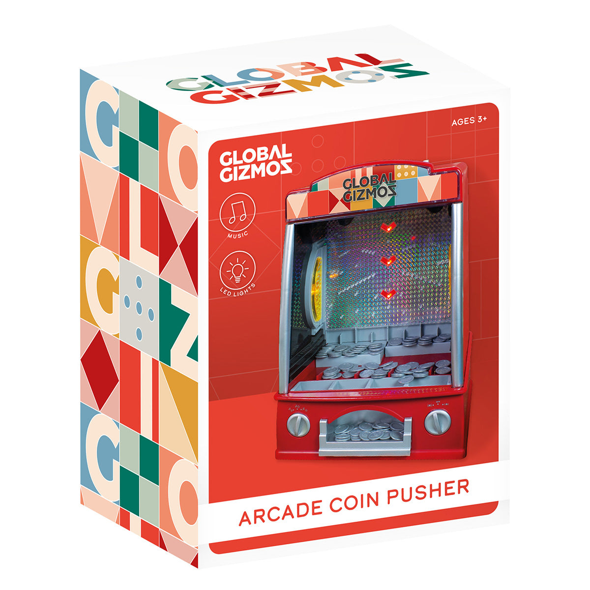 Coin Pusher Arcade Machine By Global Gizmos