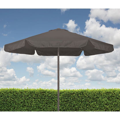 Hexagonal Garden Parasol by Croft - 2.2M Grey Primary Image