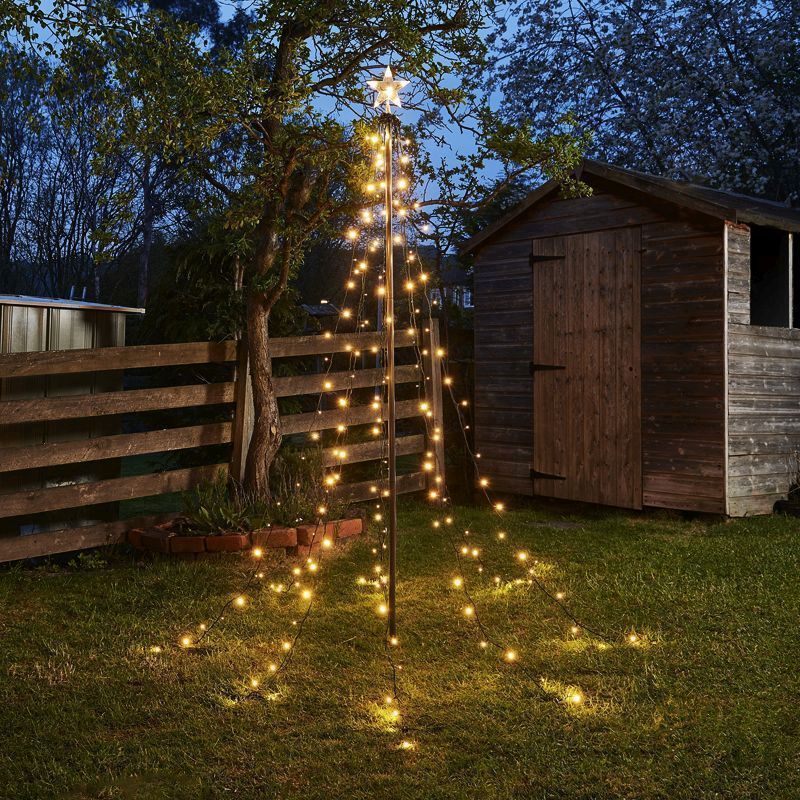 String Pole Christmas Light Yellow Outdoor by Astralis Cherry Lane