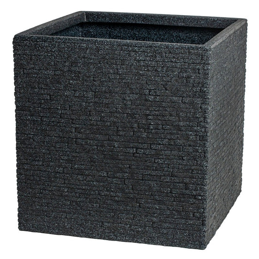 Strata Large Square Slate Planter