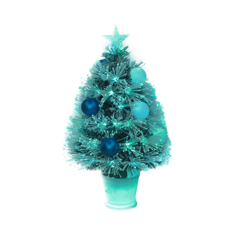 2 Foot Fibre Optic Christmas Tree Artificial - Fibre Optic Blue Primary Image