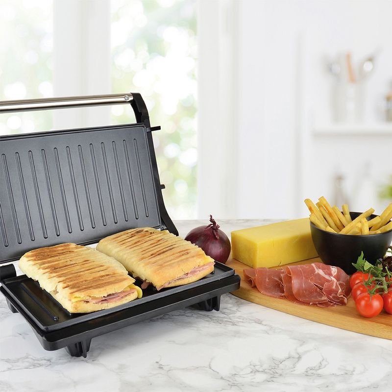 Kitchen Perfected Health Grill And Panini Press By KitchenPerfected - Black And Steel