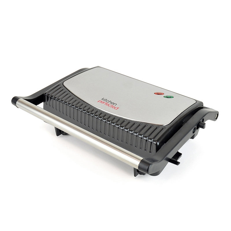 Kitchen Perfected Health Grill And Panini Press By KitchenPerfected - Black And Steel