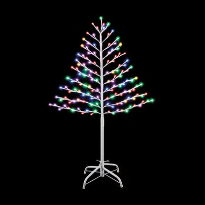 3 Foot Christmas Tree Light Feature with LED Lights Multicoloured Primary Image