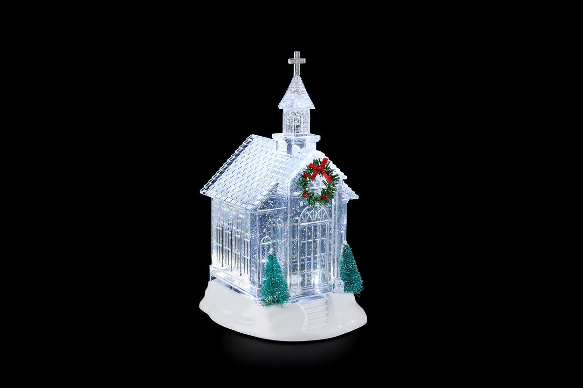 Christmas Church Lantern Warm White LED