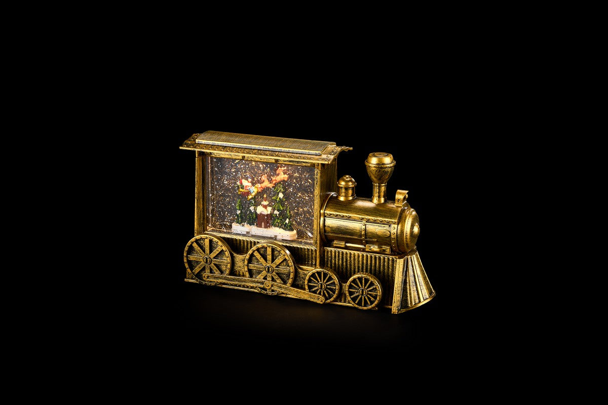 Christmas Train With Santa Warm White by Astralis