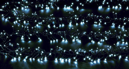 Christmas Cluster Fairy Lights Multifunction Cool White Outdoor 720 LED - 5m by Astralis