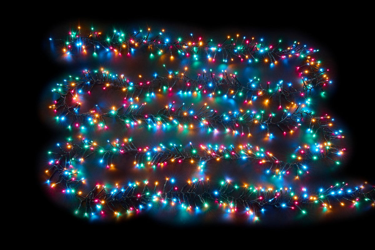 Christmas Cluster Fairy Lights Multifunction Multicolour Outdoor 720 LED - 5m by Astralis