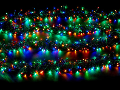 Christmas Cluster Fairy Lights Multifunction Multicolour Outdoor 2000 LED - 16m by Astralis