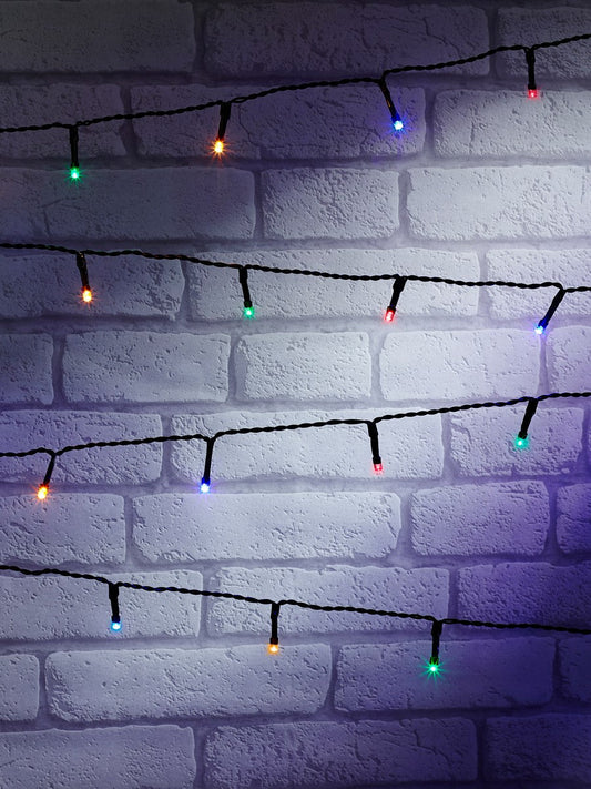 Christmas String Fairy Lights Multifunction Multicolour Outdoor 50 LED - 3.67m by Astralis