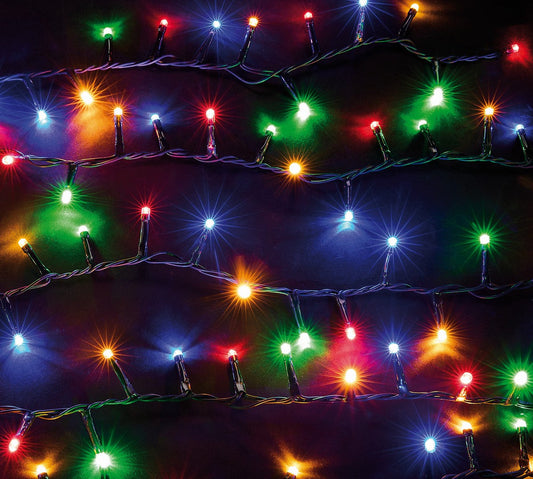 Christmas String Fairy Lights Multifunction Multicolour Outdoor 2000 LED - 49.98m by Astralis