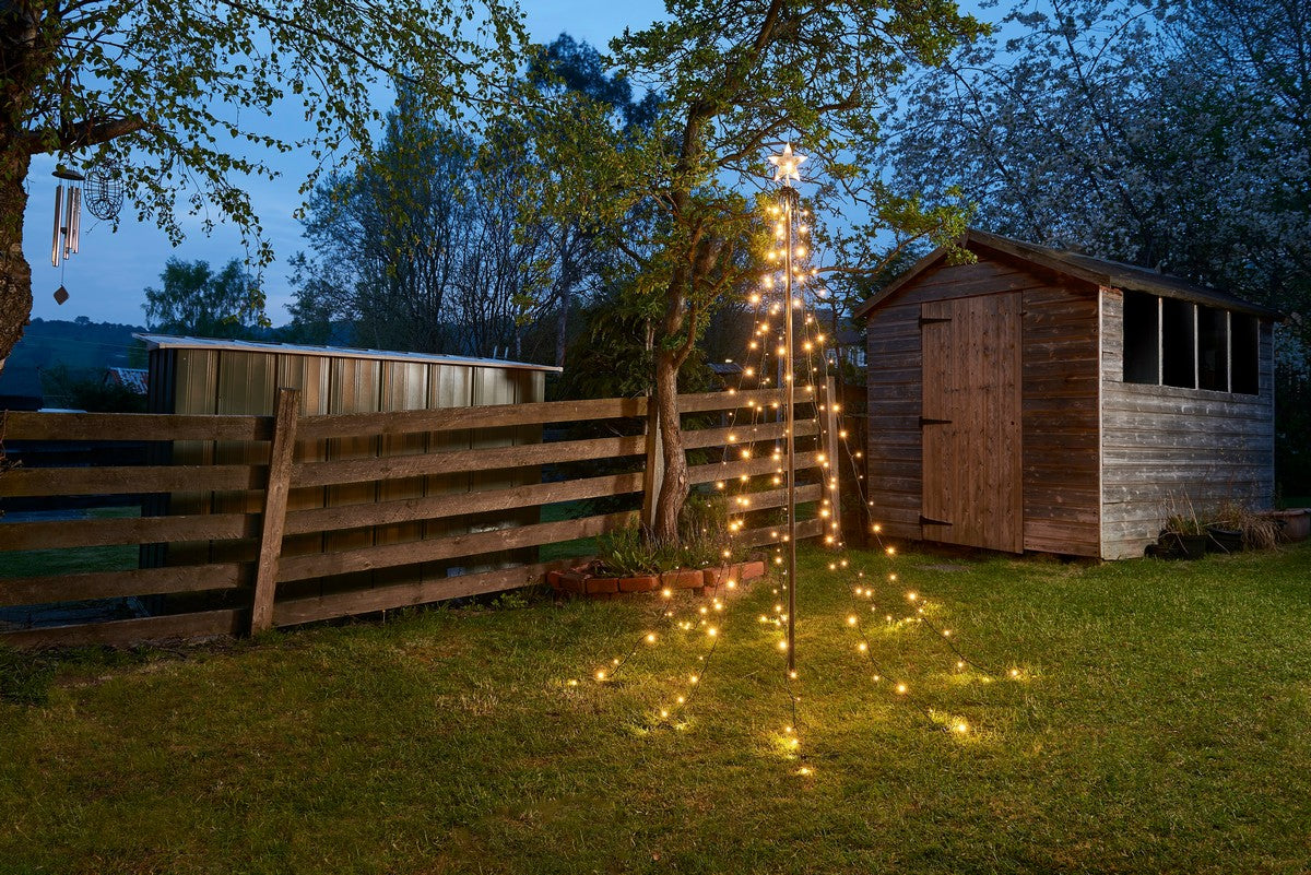 Christmas Decoration Pole Light Multicolour Outdoor 200 LED - 2.3cm by Astralis