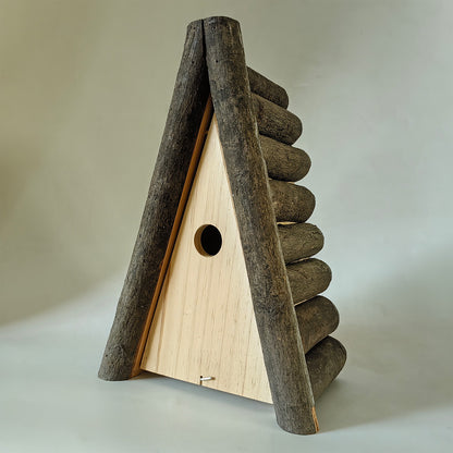 Rustic Wooden Bird House By Nature Watch - 34cm Primary Image