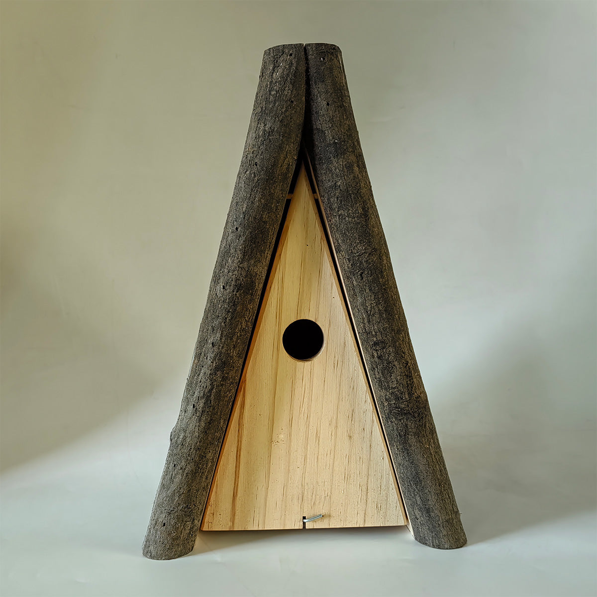 Rustic Wooden Bird House By Nature Watch - 34cm