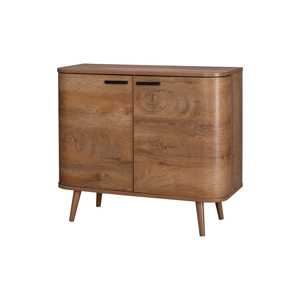 Copenhagen Sideboard Dark Brown 2 Doors 4 Shelves