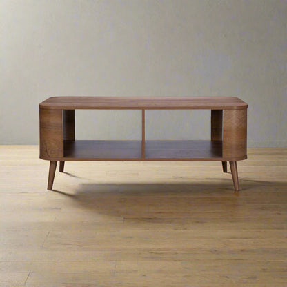 Copenhagen Coffee Table Dark Brown 1 Shelf Primary Image