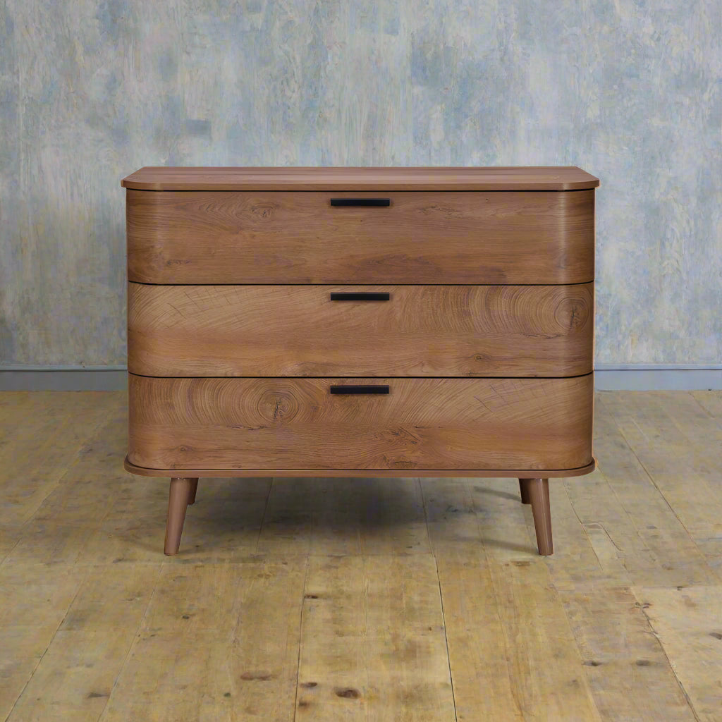 Copenhagen Chest of Drawers Dark Brown 3 Drawers Primary Image