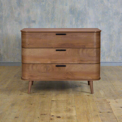 Copenhagen Chest of Drawers Dark Brown 3 Drawers Primary Image