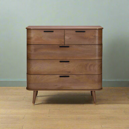 Copenhagen Chest of Drawers Dark Brown 5 Drawers Primary Image