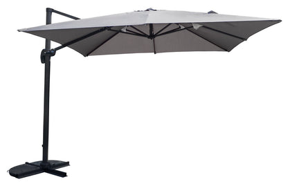 Garden Parasol Grey by Croft - 3 x 3M