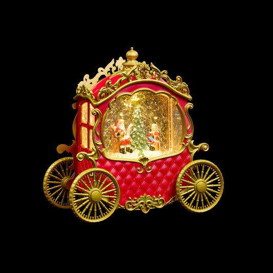 Christmas Carriage & Santa Warm White LED by Astralis
