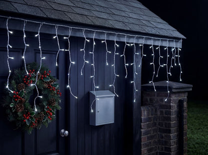 Christmas 1000L Cool White Icicle Light by Merry & Bright
