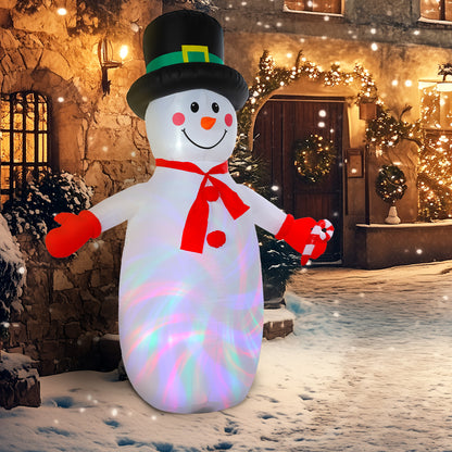 Snowman Inflatable Christmas Decoration - 240cm