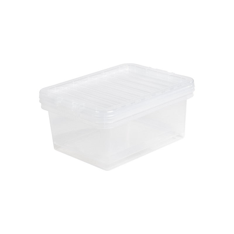 Wham Plastic Storage Box 17 Litres - Clear Crystal by Wham