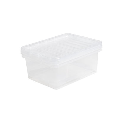 Wham Plastic Storage Box 17 Litres - Clear Crystal by Wham