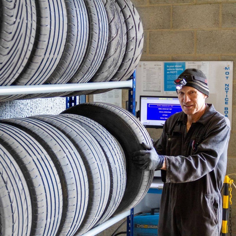 Raven Steel & MDF Shelving Units 185cm - Blue Set Of Two T-Rax Tyre Racking 180cm by Raven