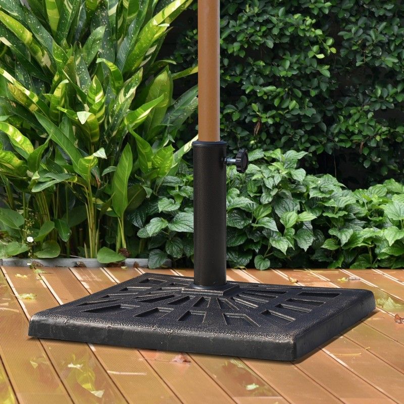 Patio Umbrella Stand Parasol Base Square