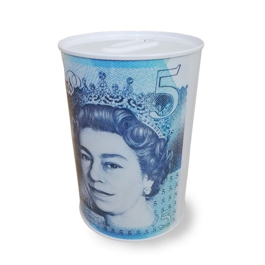 Essentials Sterling Money Tin 10 x 15cm Fiver