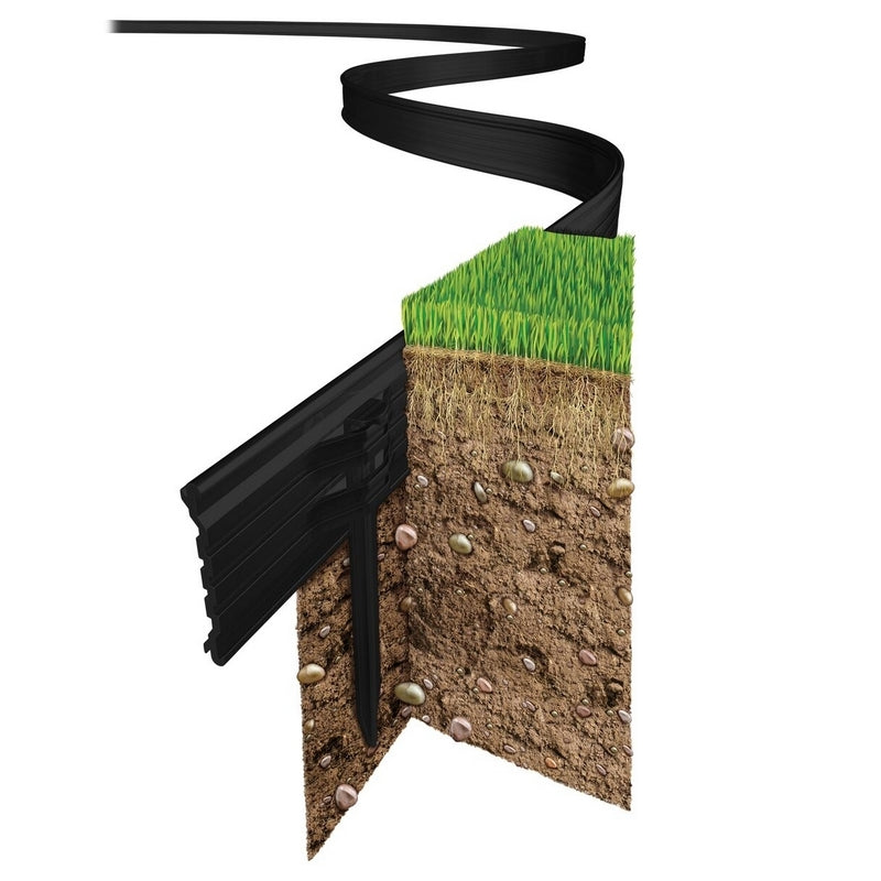 Swift Edge Swift Edge Garden Border Edging Kit 18m - Black