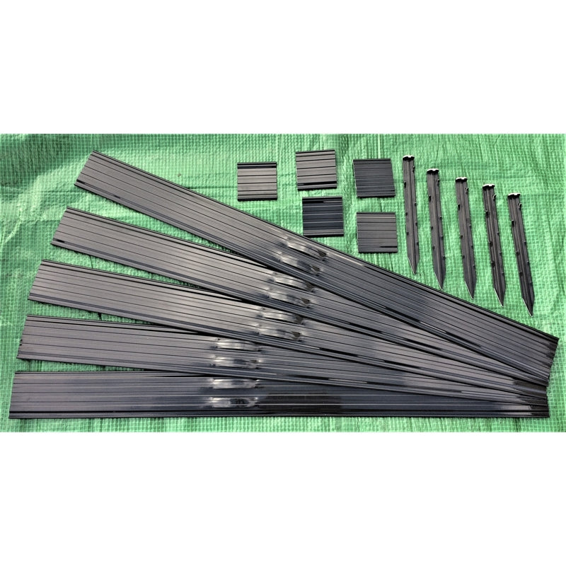 Swift Edge Swift Edge Garden Border Edging Kit 18m - Black