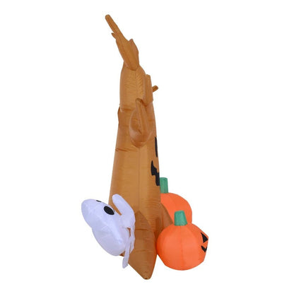 Halloween Inflatable Tree W/Pumpkins LED Lights