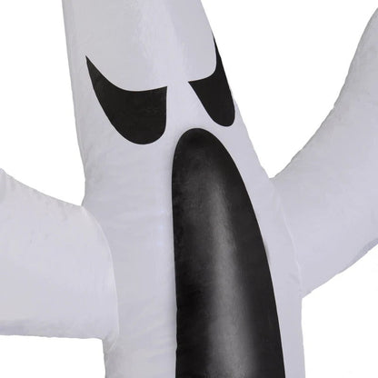 Inflatable Halloween Scary Ghost Outdoor Decoration w/ LED Lights 1.2M