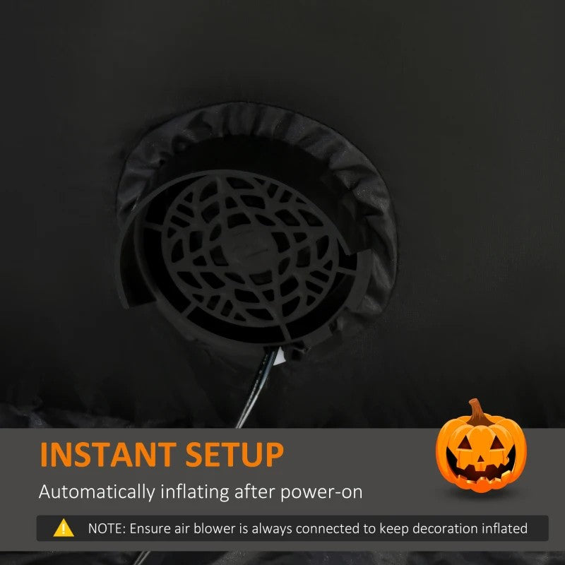 2.7m Inflatable Halloween Pumpkin with Build-in LED for Party Garden Decorations