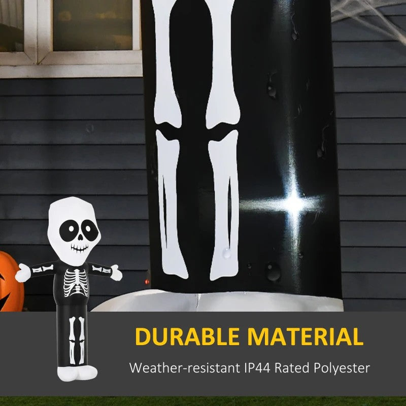 3m Halloween Inflatable Skeleton Ghost Decoration Lighted for Indoor Outdoor