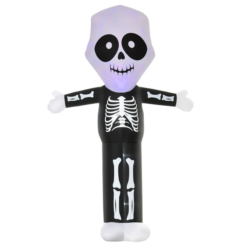 3m Halloween Inflatable Skeleton Ghost Decoration Lighted for Indoor Outdoor
