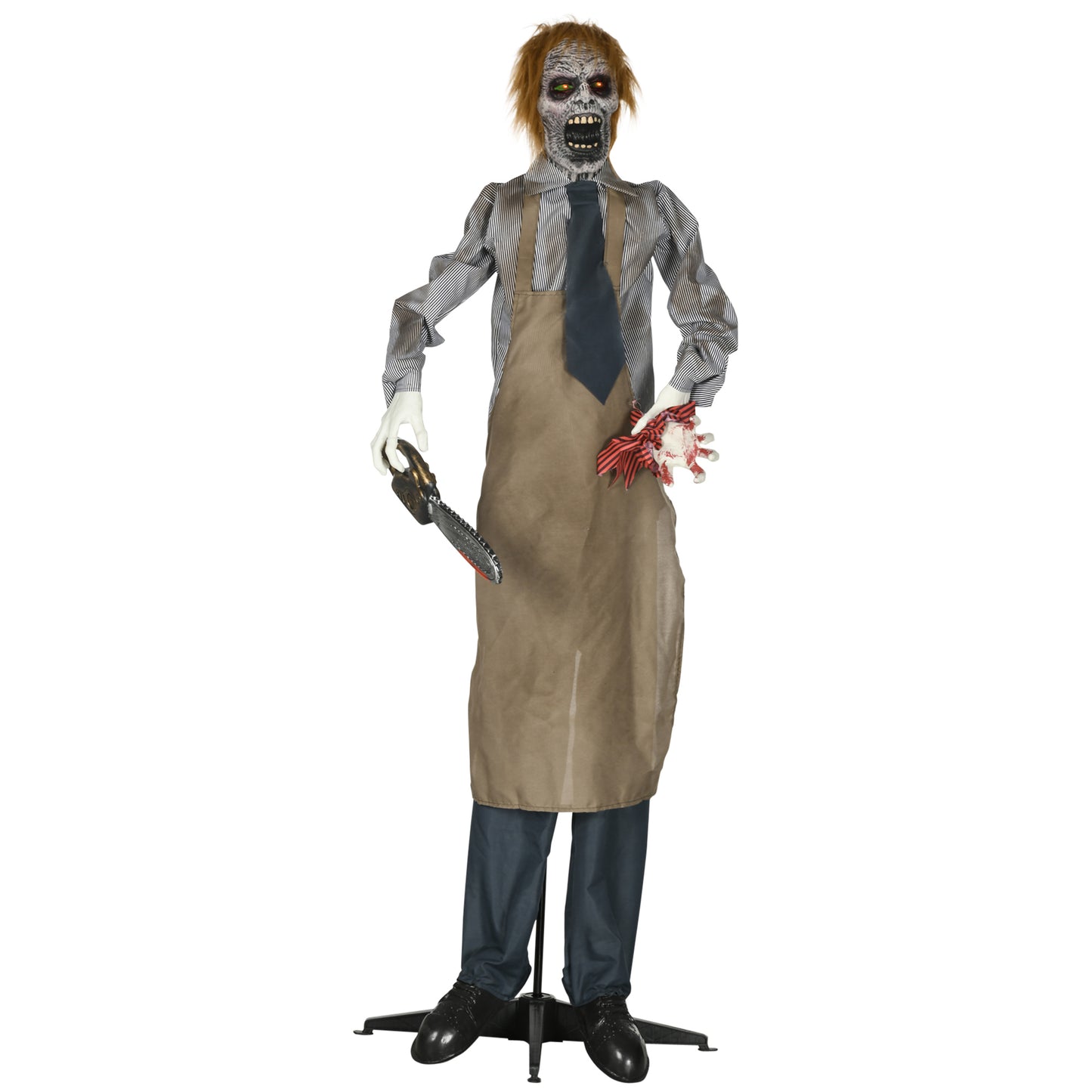 Animated Chainsaw Killer Halloween Decoration - 170cm