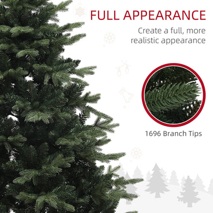6ft Christmas Tree Artificial - Dark Green  1696 Tips