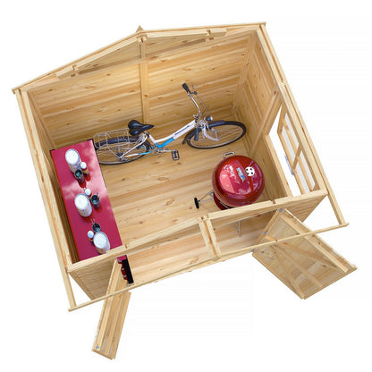 Shire Alderney 6' x 7' 2" Apex Shed - Premium Dip Treated Tongue & Groove