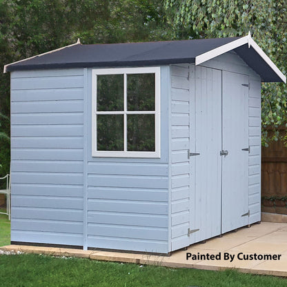 Alderney 6' 2" x 6' 8" Apex Shed - Premium Dip Treated Shiplap