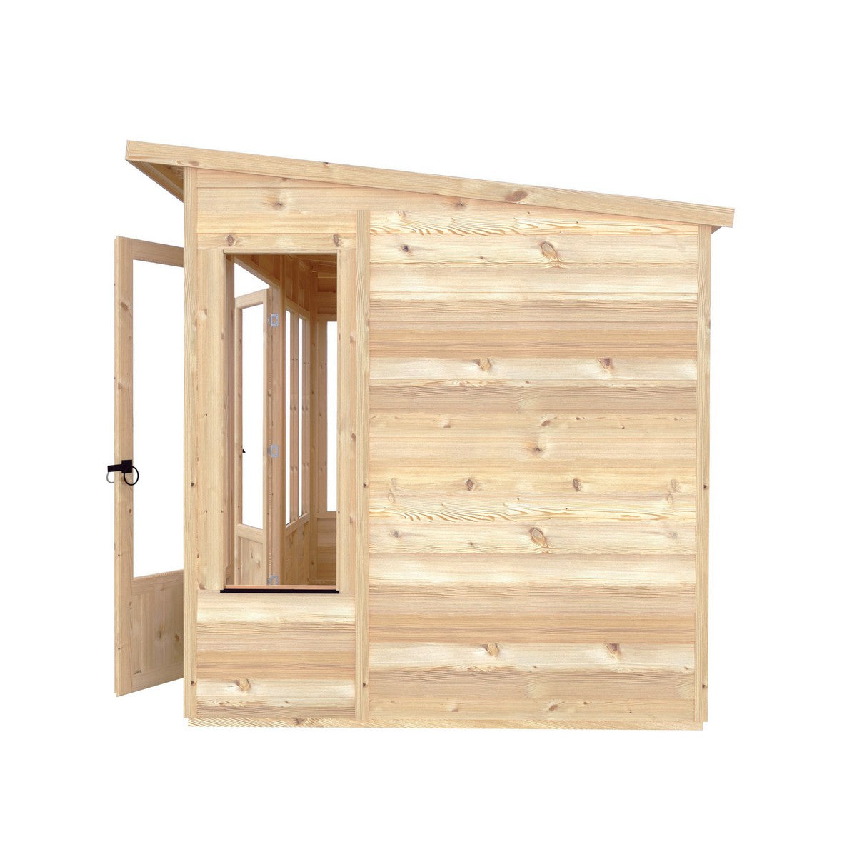Shire Alora 7' 1" x 10' Pent Summerhouse - Premium Dip Treated Overlap