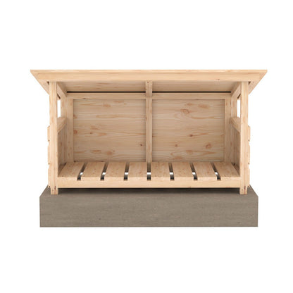 Shire Aveley 1' 11" x 3' 8" Pent Boot Store - Classic Dip Treated Shiplap