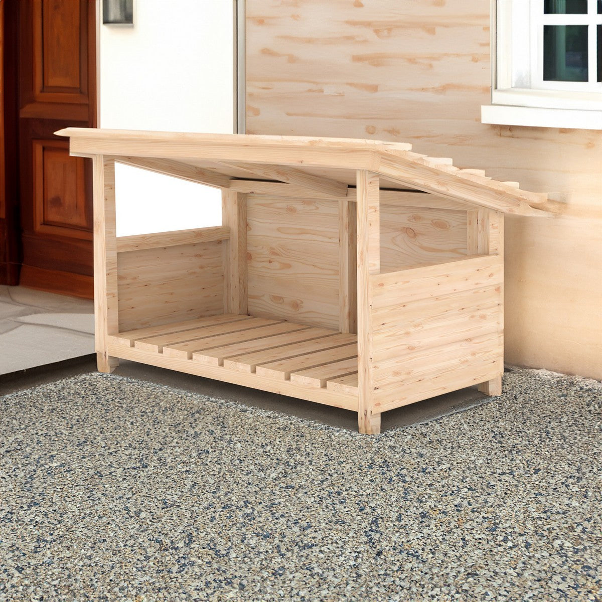 Shire Aveley 1' 11" x 3' 8" Pent Boot Store - Classic Dip Treated Shiplap