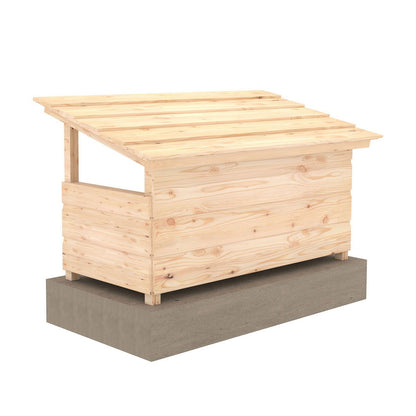 Shire Aveley 1' 11" x 3' 8" Pent Boot Store - Classic Dip Treated Shiplap
