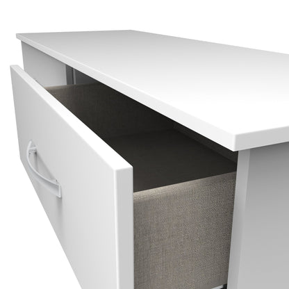 Avon Large Chest of Drawers White 4 Drawers 110cm