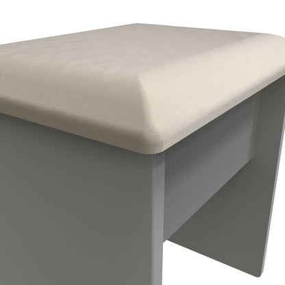 Avon Dressing Stool Grey 50cm