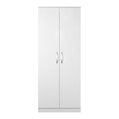 Avon Tall Wardrobe White 2 Doors 182cm